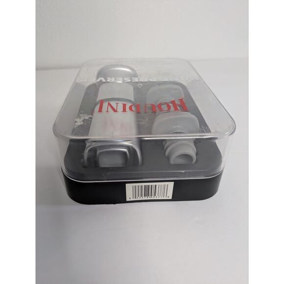 Houdini Wine Preserver Vacuum Pump with 2 Stoppers New Open Box - Picture 4 of 6